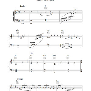 Mark Knopfler Going Home (theme from Local Hero) Musik Noten - Piano Solo - 37259-0
