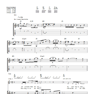 Mark Knopfler In The Sky Musik Noten - Guitar Tab - 42680-0