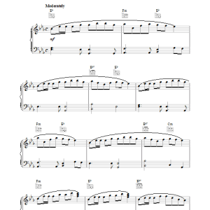 Mark Knopfler Morning Ride (from The Princess Bride) Musik Noten - Piano Solo - 37190-0