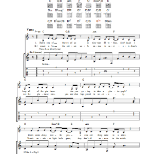 Mark Knopfler One More Matinee Musik Noten - Guitar Tab - 38731-0