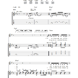 Mark Knopfler Prairie Wedding Musik Noten - Guitar Tab - 38713-0