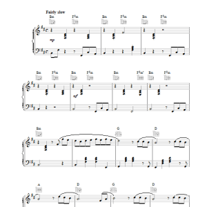 Mark Knopfler The Friends' Song (from The Princess Bride) Musik Noten - Piano Solo - 37177-0