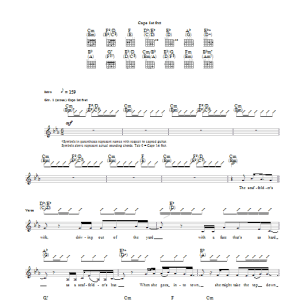 Mark Knopfler The Scaffolder's Wife Musik Noten - Guitar Tab - 42686-0