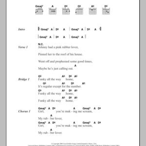 Marmaduke Duke Rubber Lover Musik Noten - Guitar Chords/Lyrics - 107447-0