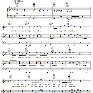 Maroon 5 Back At Your Door Musik Noten - Piano, Vocal & Guitar Chords - 62197-0