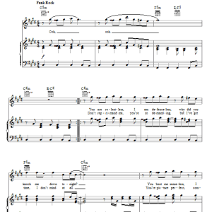 Maroon 5 Get Back In My Life Musik Noten - Piano, Vocal & Guitar Chords - 76739-0