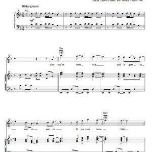 Maroon 5 Give A Little More Musik Noten - Piano, Vocal & Guitar Chords - 76740-0