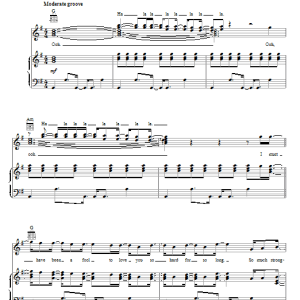 Maroon 5 I Can't Lie Musik Noten - Piano, Vocal & Guitar Chords - 76743-0