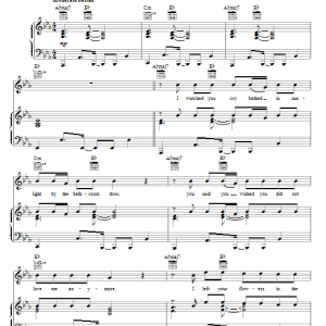 Maroon 5 Just A Feeling Musik Noten - Piano, Vocal & Guitar Chords - 76744-0