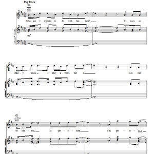 Maroon 5 Runaway Musik Noten - Piano, Vocal & Guitar Chords - 76747-0