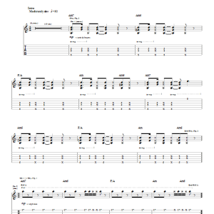 Maroon 5 Secret Musik Noten - Guitar Tab - 26529-0