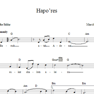 Marshall Portnoy Hapo'res Musik Noten - Lead Sheet / Fake Book - 66583-0