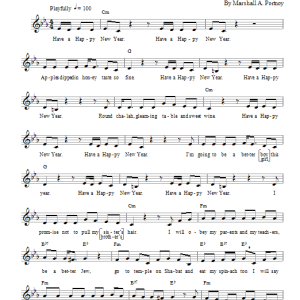 Marshall Portnoy Have a Happy New Year Musik Noten - Lead Sheet / Fake Book - 66155-0