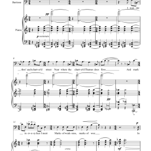 Martin Butler London (for baritone and piano) Musik Noten - Piano & Vocal - 46044-0