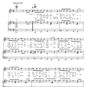 Marty Stuart Hillbilly Rock Musik Noten - Piano, Vocal & Guitar Chords - 52139-0