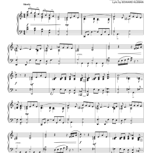 Marvin Hamlisch What I Did for Love (from A Chorus Line) Musik Noten - Piano Solo - 71365-0