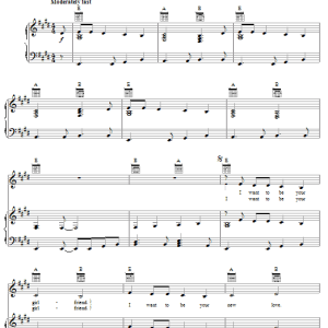 Mary Chapin Carpenter I Want To Be Your Girlfriend Musik Noten - Piano, Vocal & Guitar Chords - 57862-0