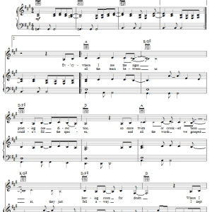 Mary Chapin Carpenter Outside Looking In Musik Noten - Piano, Vocal & Guitar Chords - 57999-0