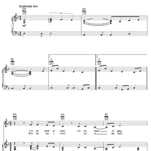 Mary Chapin Carpenter That's Real Musik Noten - Piano, Vocal & Guitar Chords - 58002-0