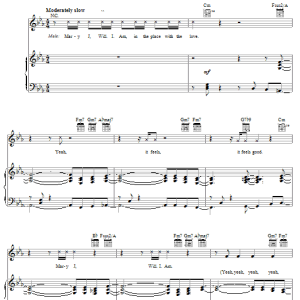 Mary J. Blige About You Musik Noten - Piano, Vocal & Guitar Chords - 57424-0