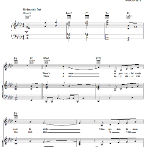 Mary Mary And I Musik Noten - Piano, Vocal & Guitar Chords - 54211-0