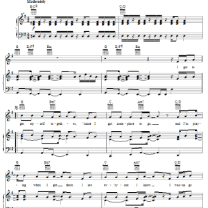 Mary Mary Heaven Musik Noten - Piano, Vocal & Guitar Chords - 53938-0