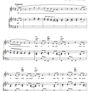 Mary Mary Only One Musik Noten - Piano, Vocal & Guitar Chords - 66736-0