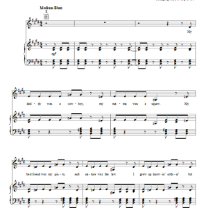 Mary Murfitt Saddle Tramp Blues Musik Noten - Piano, Vocal & Guitar Chords - 80883-0