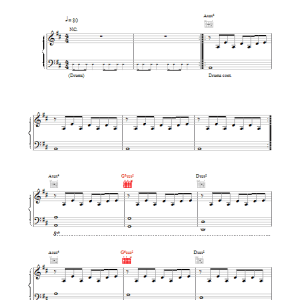 Massive Attack Teardrop Musik Noten - Piano, Vocal & Guitar Chords - 17965-0