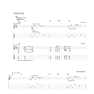Mastodon All The Heavy Lifting Musik Noten - Guitar Tab - 86978-0