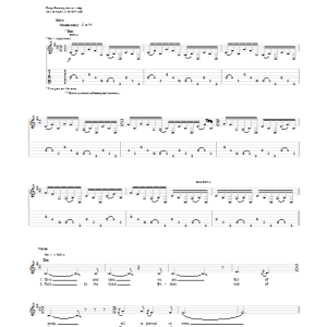 Mastodon Bedazzled Fingernails Musik Noten - Guitar Tab - 86988-0