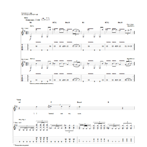 Mastodon Black Tongue Musik Noten - Guitar Tab - 87015-0