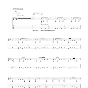 Mastodon Creature Lives Musik Noten - Guitar Tab - 86984-0