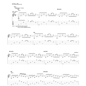 Mastodon The Sparrow Musik Noten - Guitar Tab - 87012-0