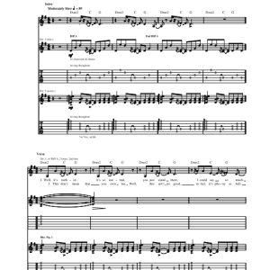 Matchbox Twenty Back 2 Good Musik Noten - Guitar Tab - 68713-0