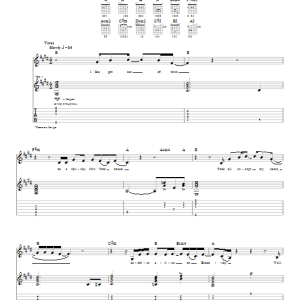 Matchbox Twenty Bright Lights Musik Noten - Guitar Tab - 25085-0