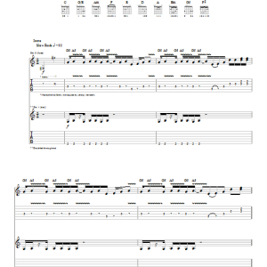 Matchbox Twenty Cold Musik Noten - Guitar Tab - 25086-0
