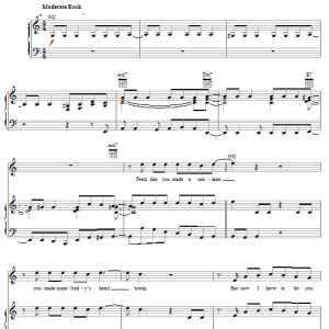 Matchbox Twenty Disease Musik Noten - Piano, Vocal & Guitar Chords - 22035-0