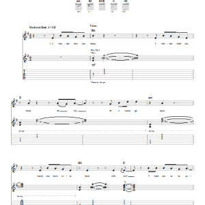 Matchbox Twenty Downfall Musik Noten - Guitar Tab - 25088-0