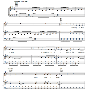Matt Maher Alive Again Musik Noten - Piano, Vocal & Guitar Chords - 73337-0