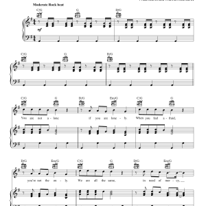 Matt Maher All The People Said Amen Musik Noten - Piano, Vocal & Guitar Chords - 175361-0