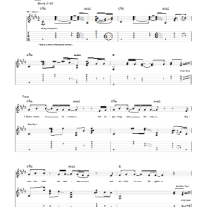 Matt Nathanson Bulletproof Weeks Musik Noten - Guitar Tab - 72409-0
