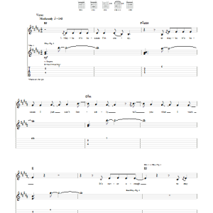 Matt Nathanson Falling Apart Musik Noten - Guitar Tab - 72400-0