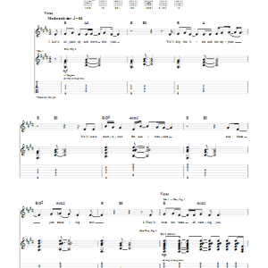 Matt Nathanson Heartbreak World Musik Noten - Guitar Tab - 72397-0