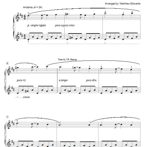 Matthew Edwards Away In A Manger - A Meditation For Piano Solo Musik Noten - Educational Piano - 29417-0