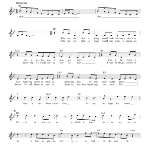 Matthew West Unto Us Musik Noten - Lead Sheet / Fake Book - 177325-0