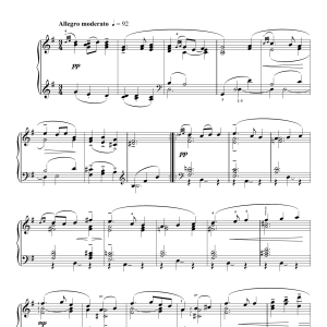 Maurice Ravel Le Tombeau De Couperin - V. Menuet Musik Noten - Piano Solo - 121367-0