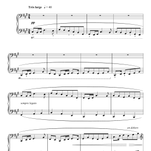 Maurice Ravel Piano Trio - III. Passacaille (Passacaglia) Musik Noten - Piano Solo - 121364-0
