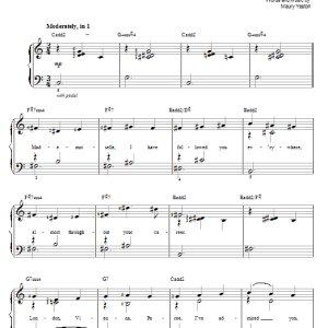 Maury Yeston Love Can't Happen (from Grand Hotel: The Musical) Musik Noten - Easy Piano - 53227-0