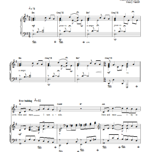 Maury Yeston More And More Musik Noten - Piano, Vocal & Guitar Chords - 87627-0